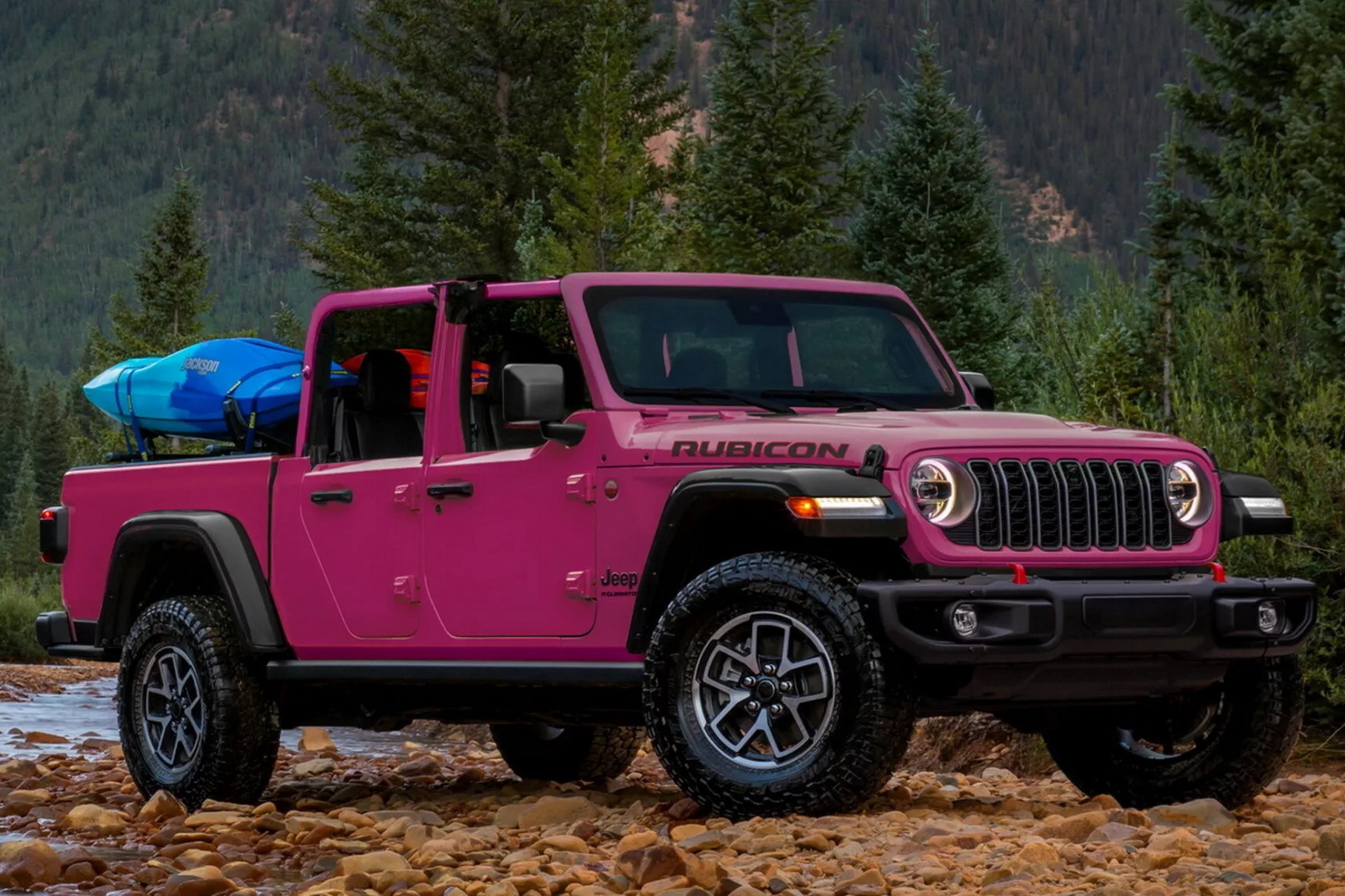 Jeep начнет красить пикапы Gladiator в ярко-розовый цвет